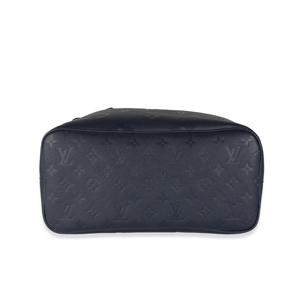 Louis Vuitton Navy Monogram Giant Empreinte Neverfull MM