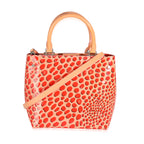 Louis Vuitton Sugar Pink Poppy Vernis Jungle Dots Open Tote
