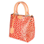 Louis Vuitton Sugar Pink Poppy Vernis Jungle Dots Open Tote