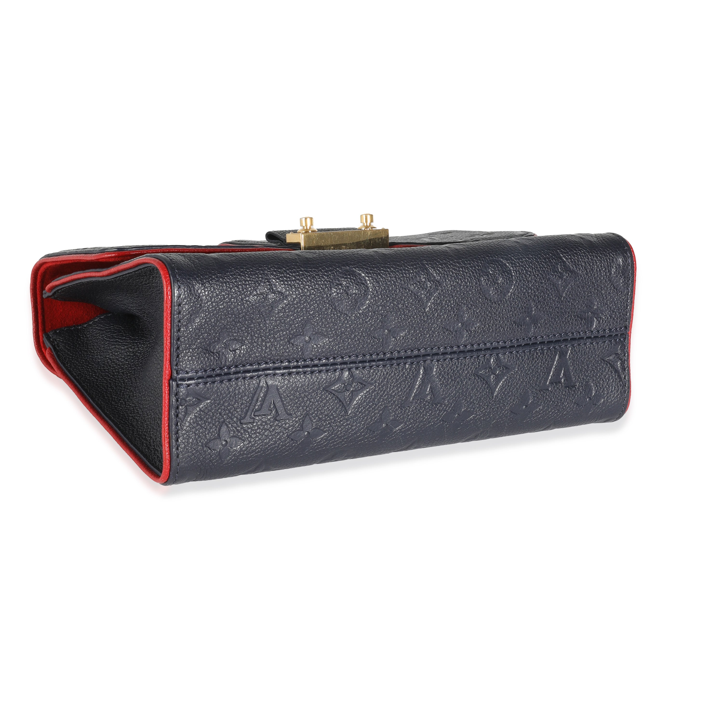 Louis Vuitton Marine Rouge Monogram Empreinte Saint Sulpice PM
