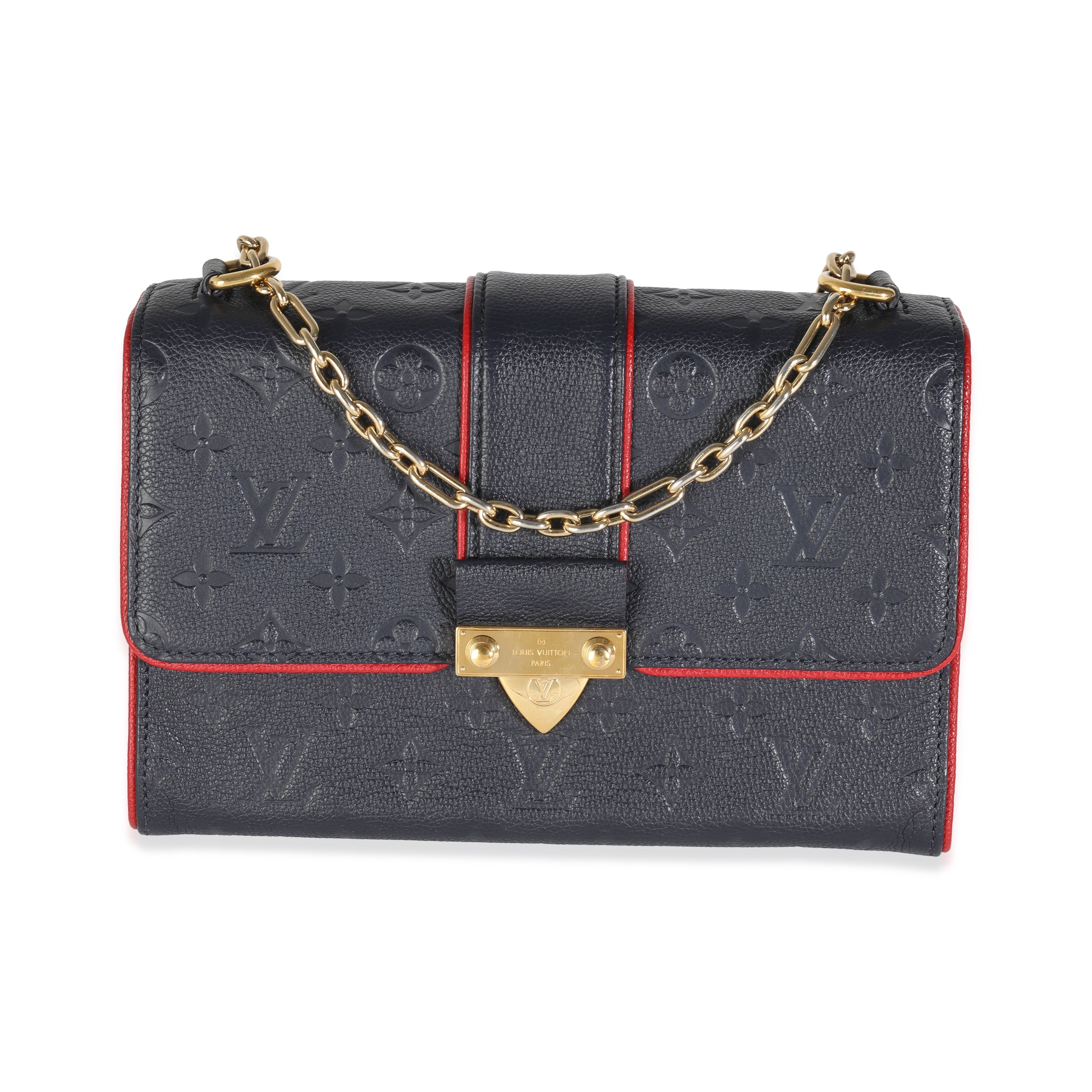 Louis Vuitton Marine Rouge Monogram Empreinte Saint Sulpice PM