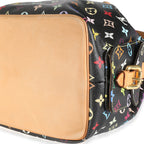 Louis Vuitton x Takashi Murakami Black Monogram Multicolore Canvas Petit Noe