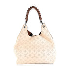 Louis Vuitton Cream Mahina Carmel Hobo