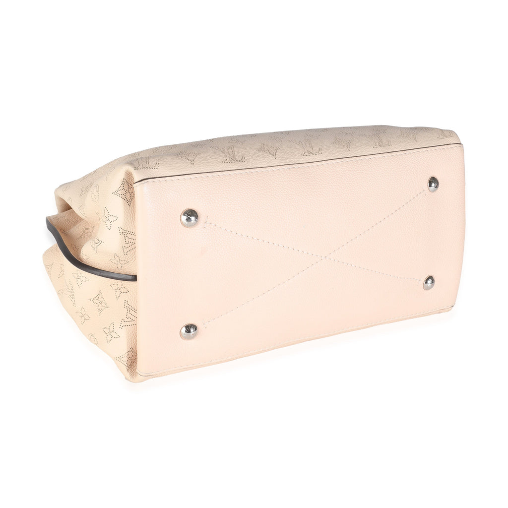 Louis Vuitton Cream Mahina Carmel Hobo