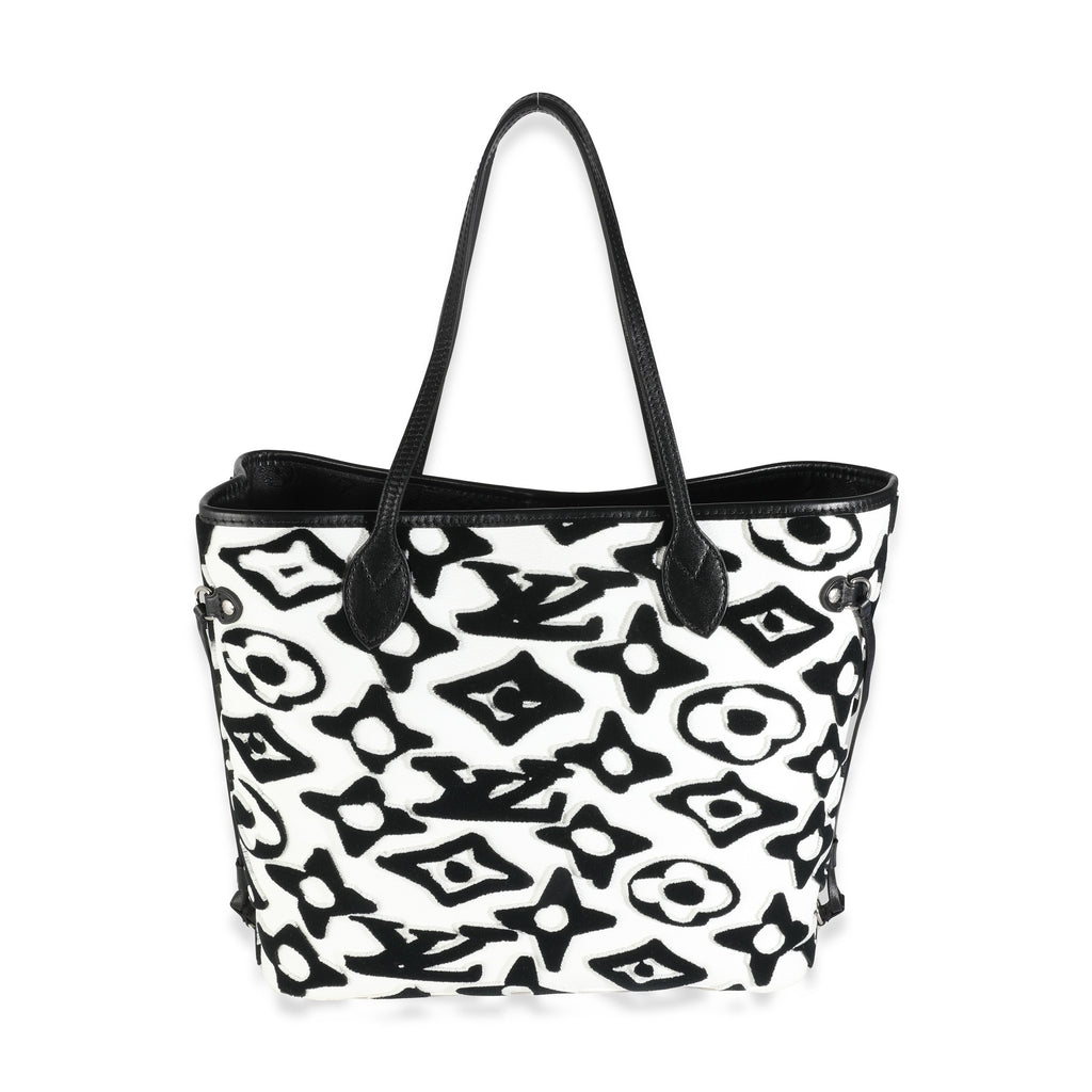 Louis Vuitton x UF Black White Tufted Monogram Neverfull MM