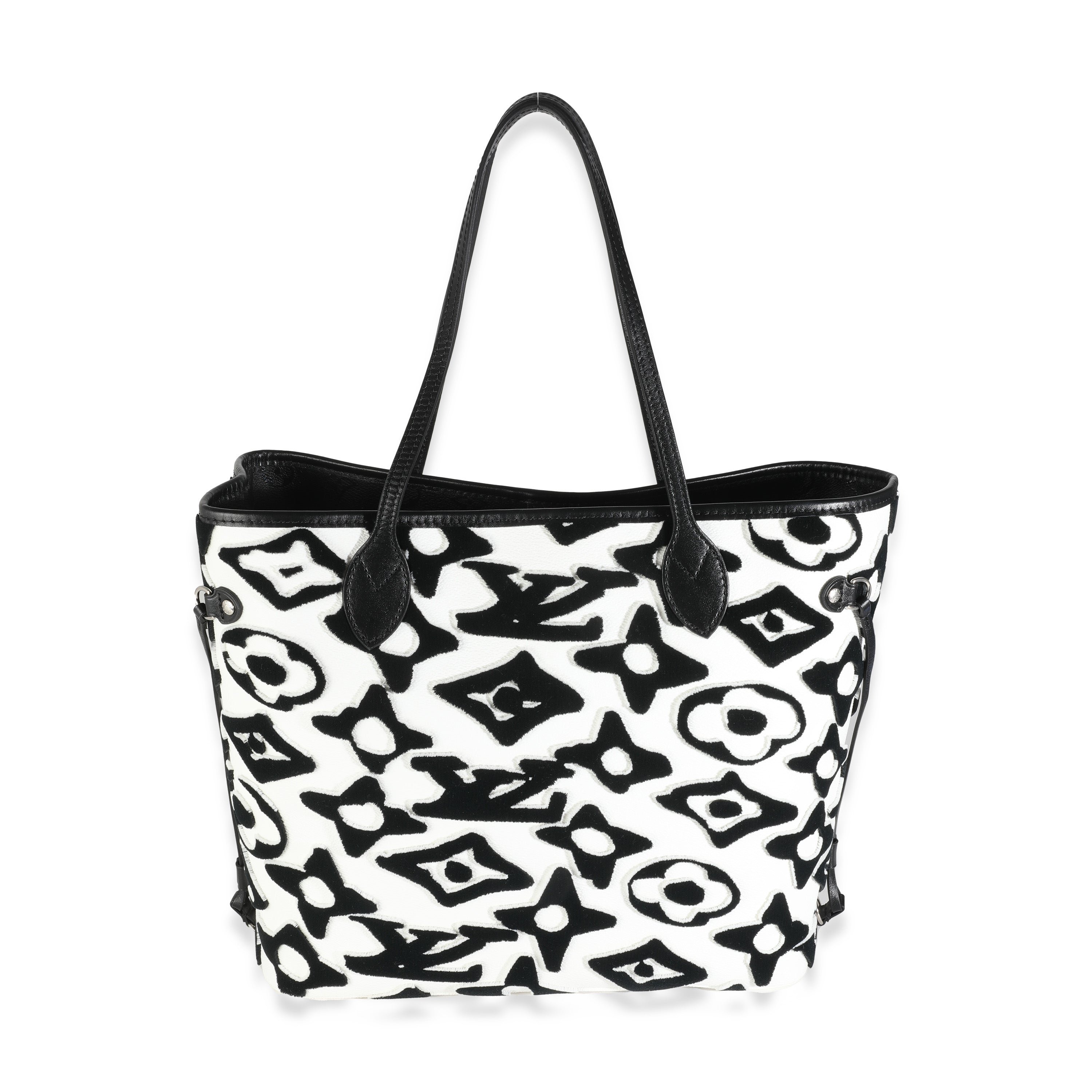 Louis Vuitton x UF Black White Tufted Monogram Neverfull MM