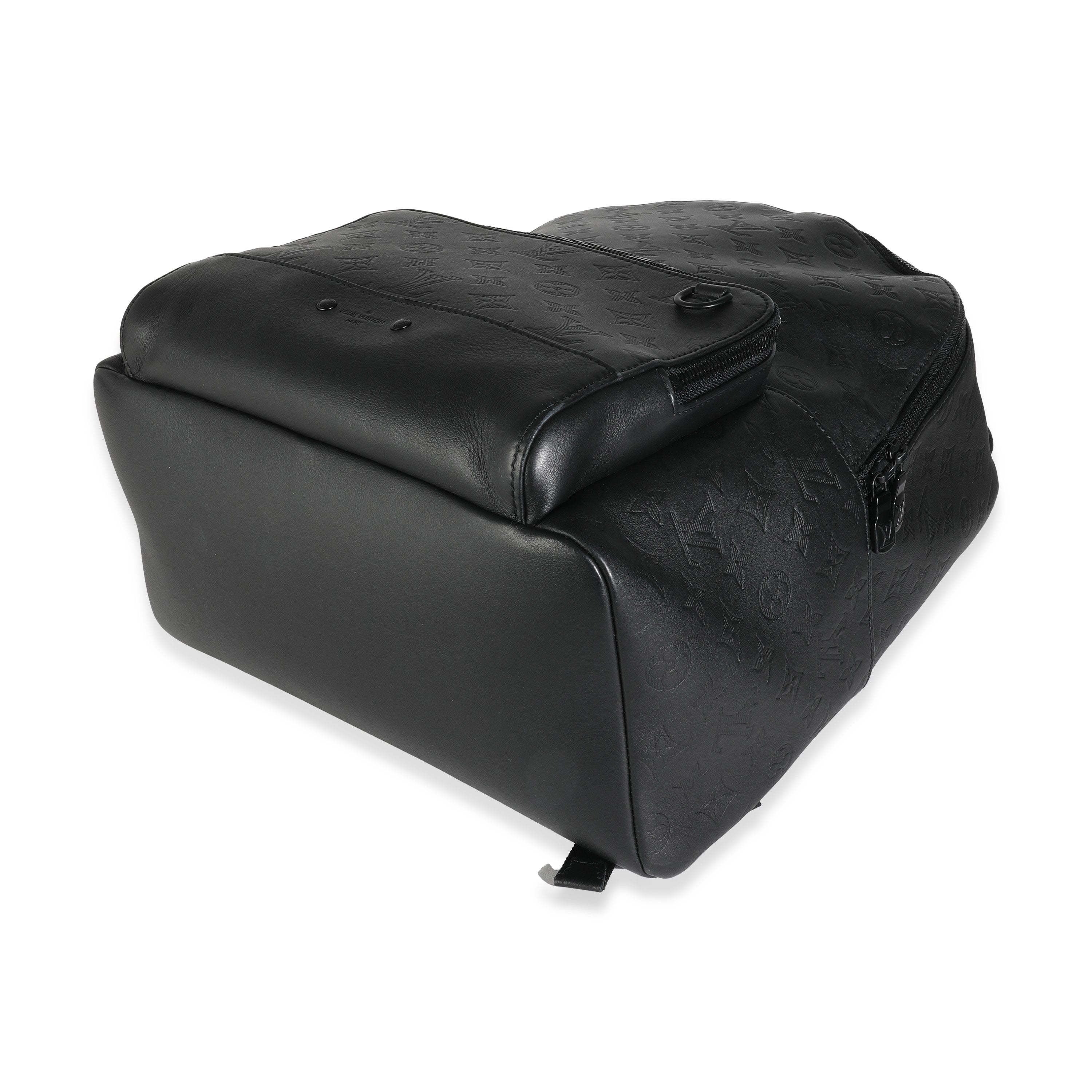 Louis Vuitton Black Monogram Shadow Discovery Backpack
