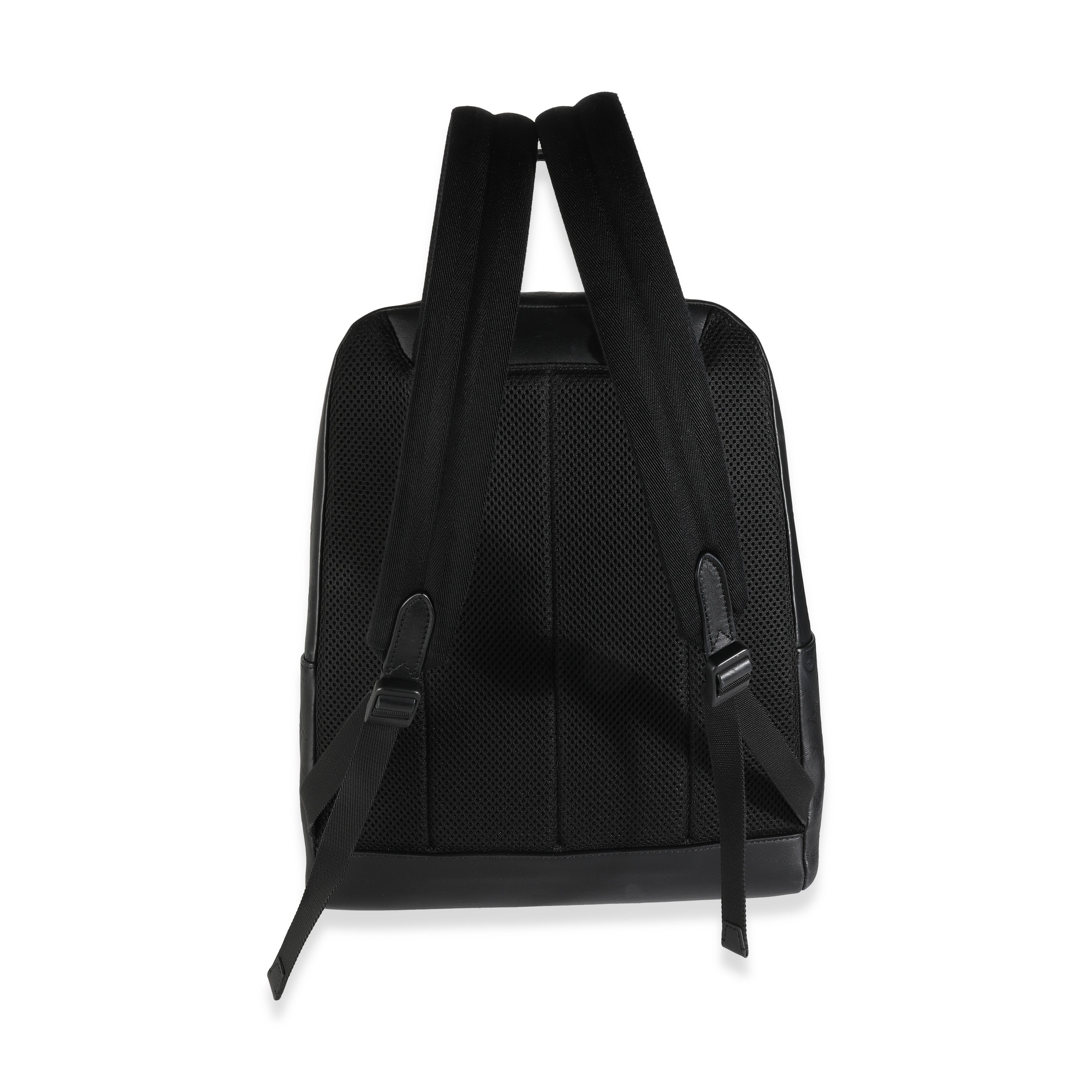 Louis Vuitton Black Monogram Shadow Discovery Backpack