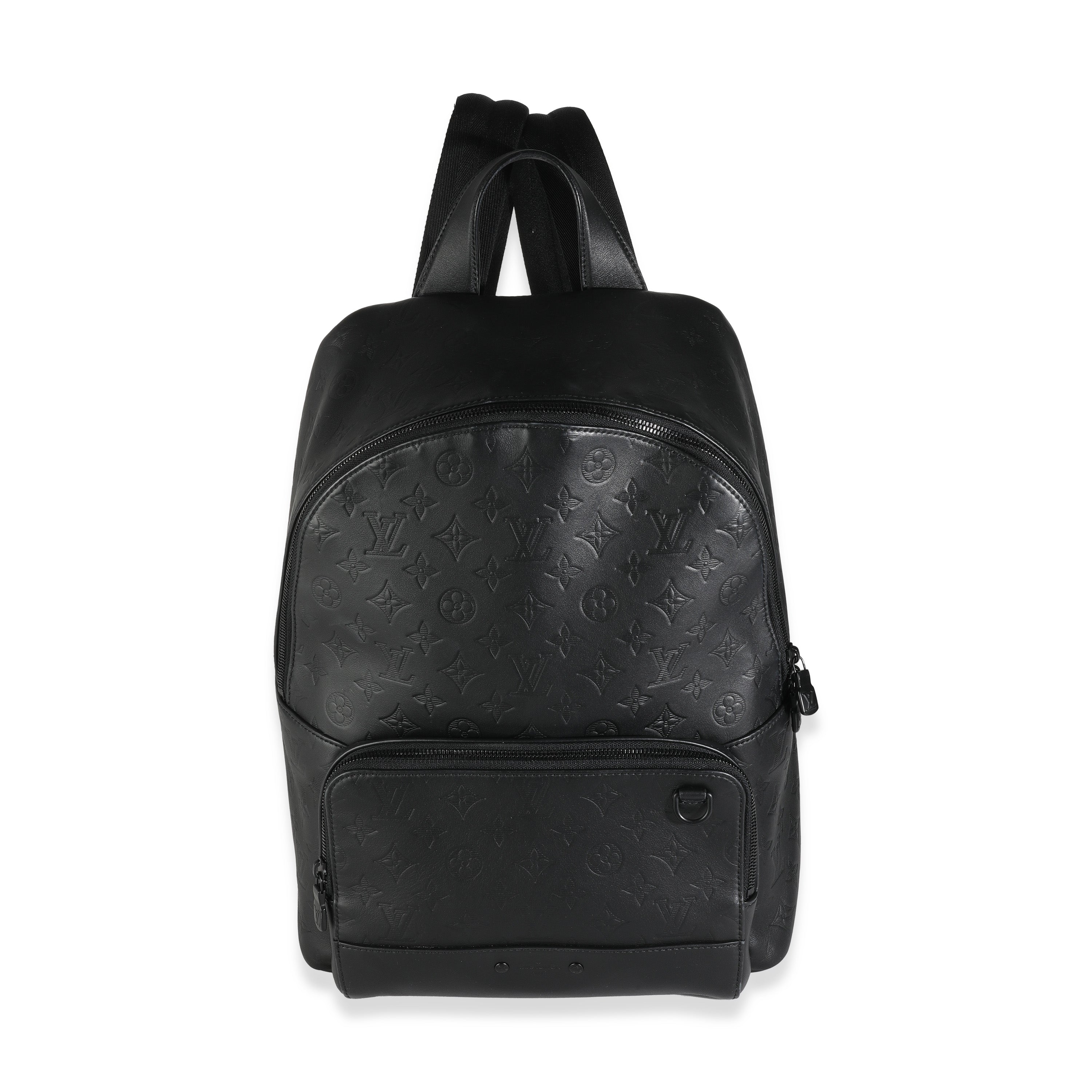 Louis Vuitton Black Monogram Shadow Discovery Backpack