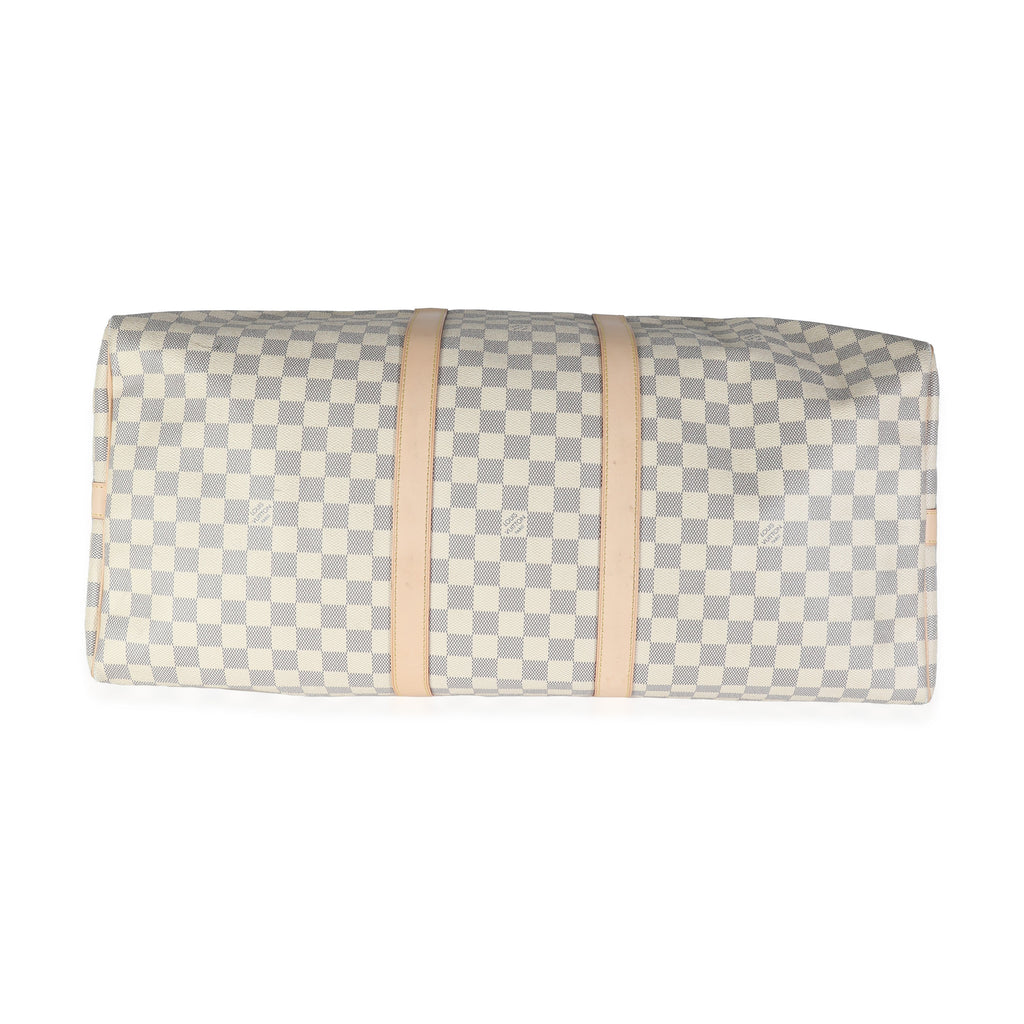 Louis Vuitton Damier Azur Canvas Keepall Bandouliere 55