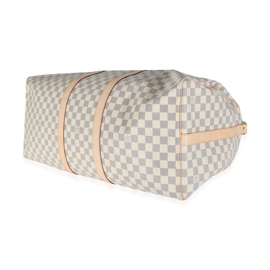 Louis Vuitton Damier Azur Canvas Keepall Bandouliere 55