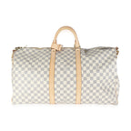 Louis Vuitton Damier Azur Canvas Keepall Bandouliere 55