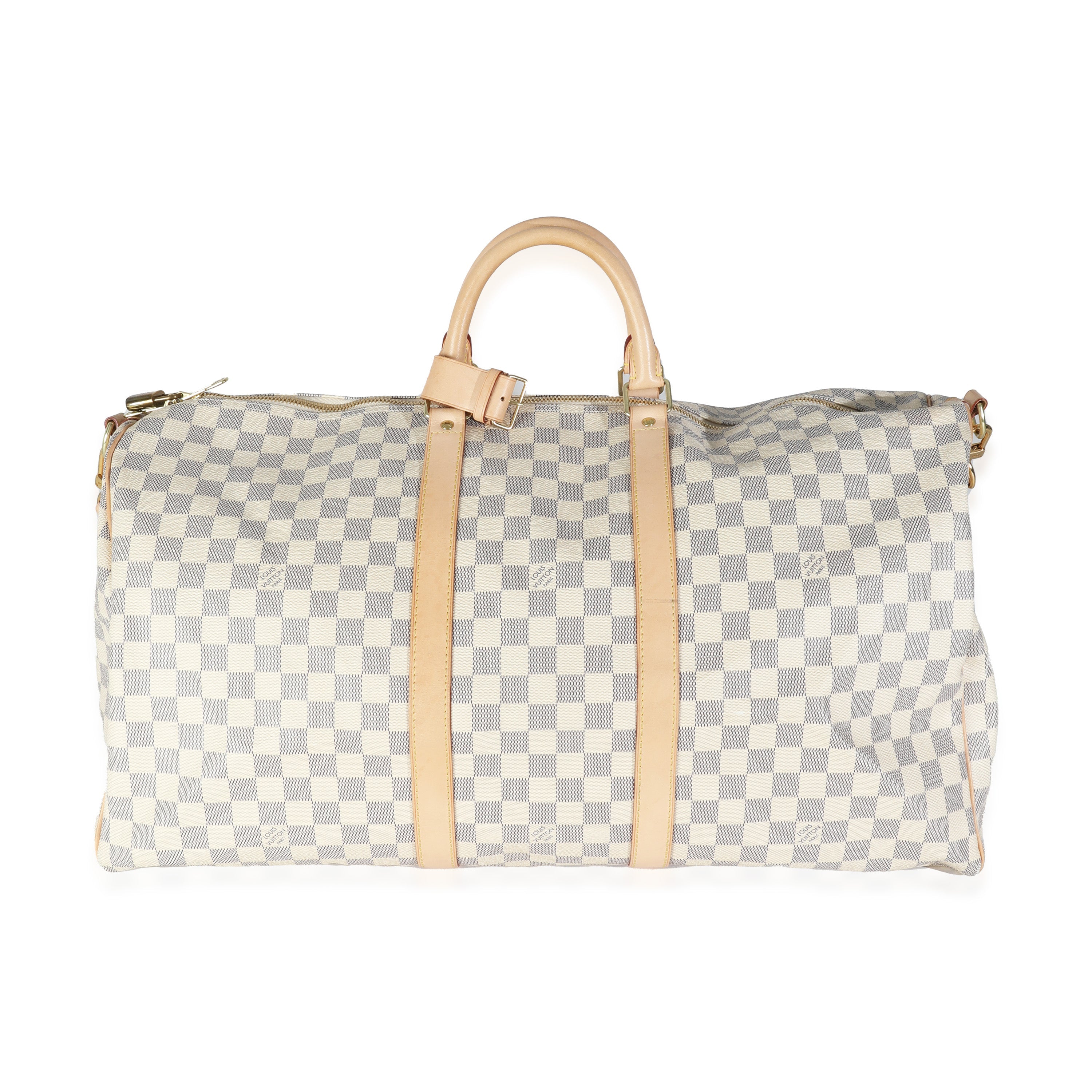 Louis Vuitton Damier Azur Canvas Keepall Bandouliere 55