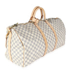 Louis Vuitton Damier Azur Canvas Keepall Bandouliere 55
