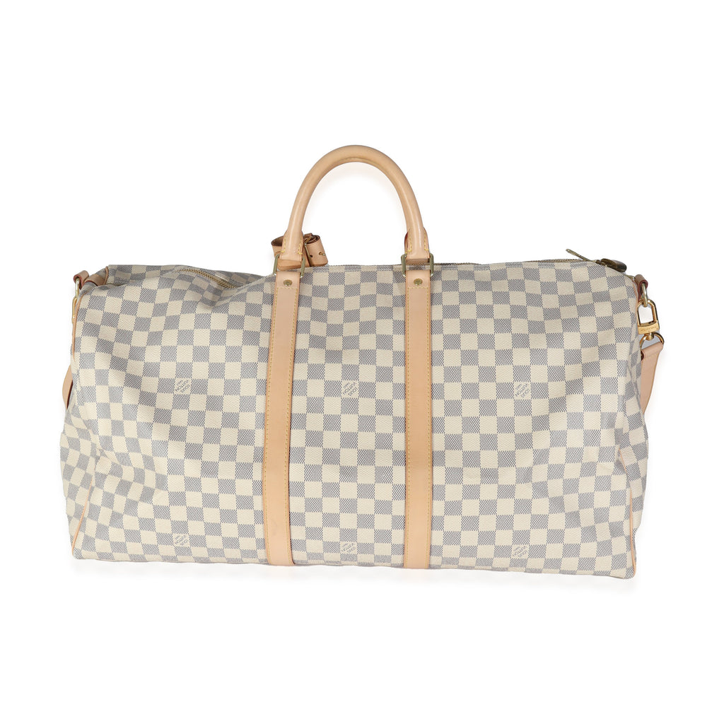 Louis Vuitton Damier Azur Canvas Keepall Bandouliere 55