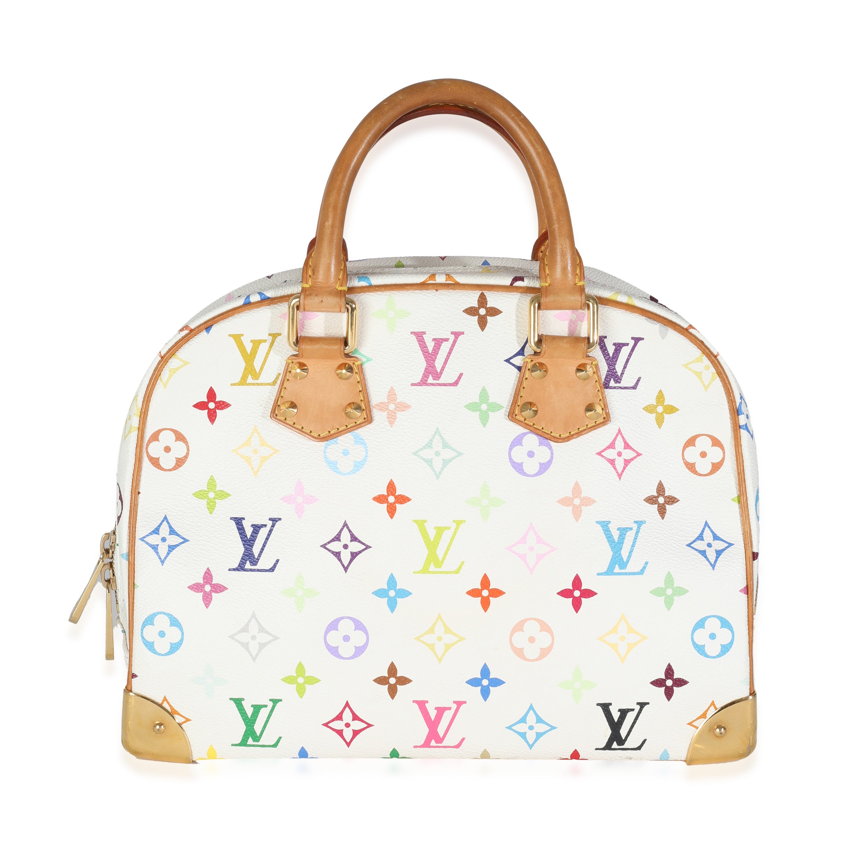Louis Vuitton White Monogram Multicolore Canvas Trouville