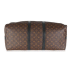 Louis Vuitton Monogram Macassar Canvas Keepall Bandouliere 55
