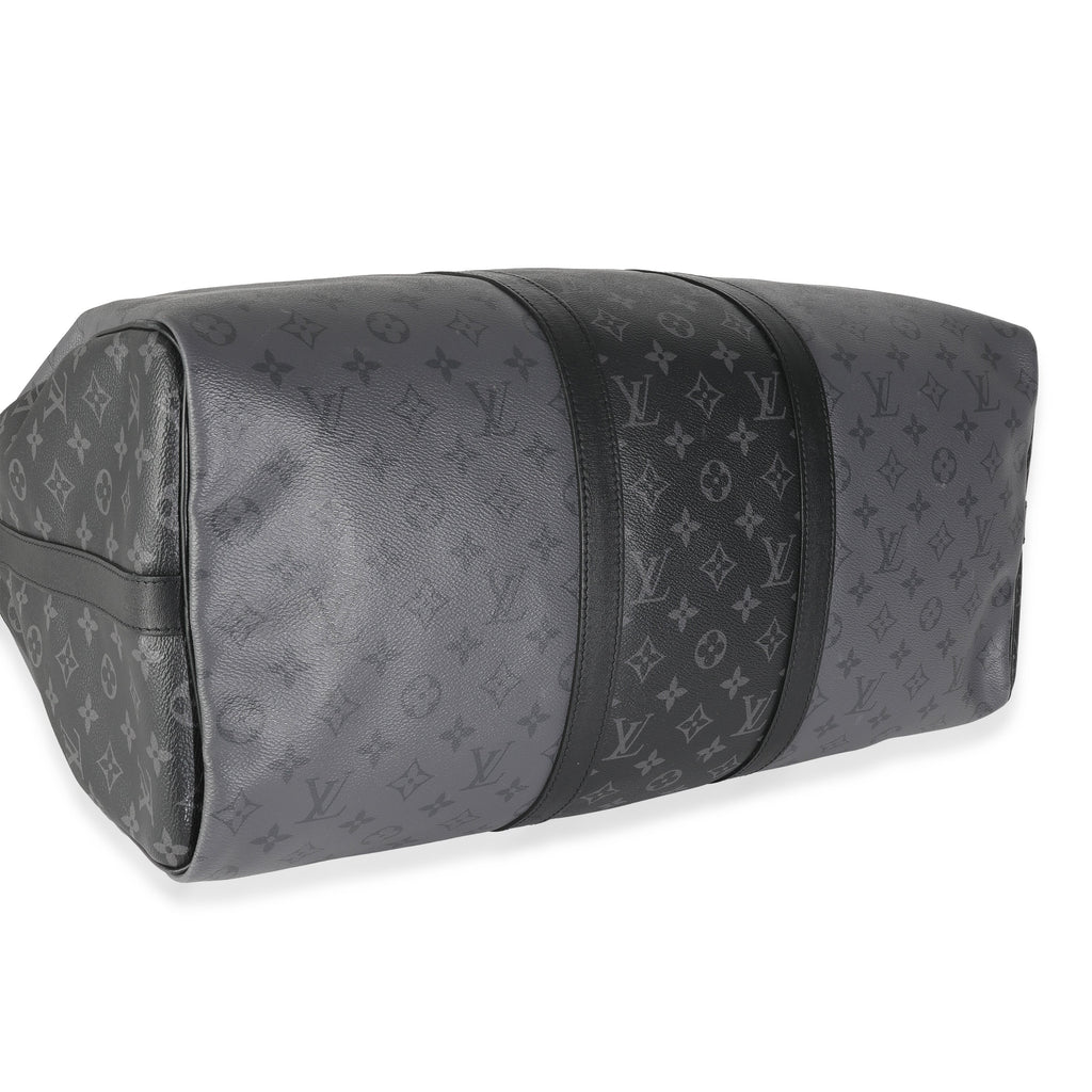 Louis Vuitton Reverse Monogram Eclipse Canvas Keepall Bandouliere 50