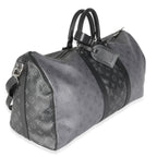 Louis Vuitton Reverse Monogram Eclipse Canvas Keepall Bandouliere 50