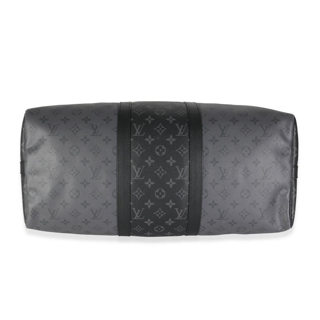 Louis Vuitton Reverse Monogram Eclipse Canvas Keepall Bandouliere 50