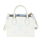 Louis Vuitton Latte Candy Blue Monogram Giant Empreinte Onthego PM