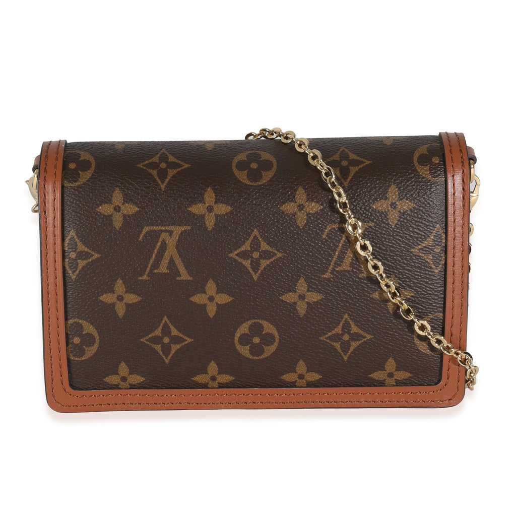 Louis Vuitton Reverse Monogram Canvas Dauphine Chain Wallet