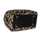 Louis Vuitton x Stephen Sprouse Black Beige Velvet Leopard Speedy 30