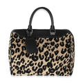 Louis Vuitton x Stephen Sprouse Black Beige Velvet Leopard Speedy 30