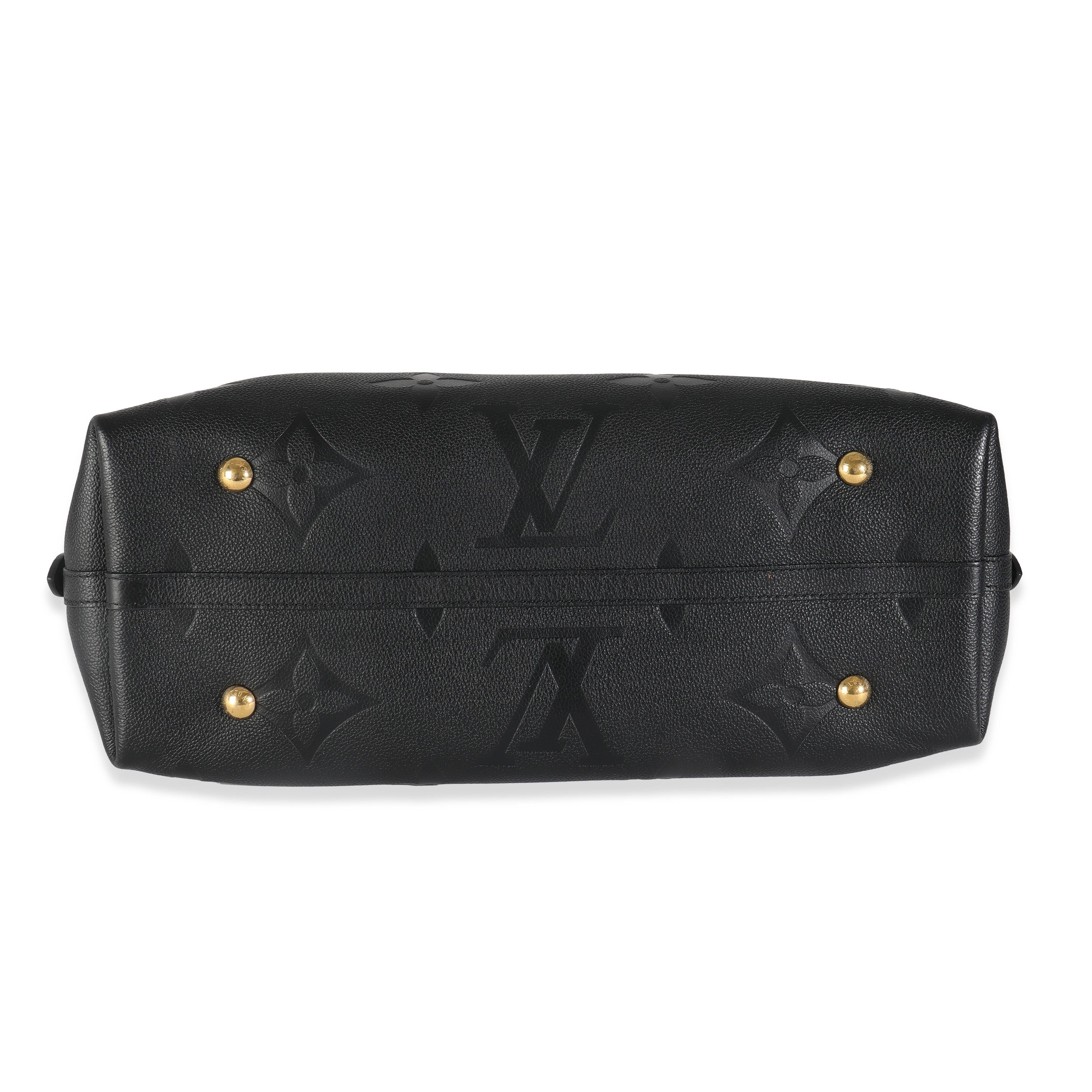 Louis Vuitton Black Giant Monogram Empreinte Carryall MM
