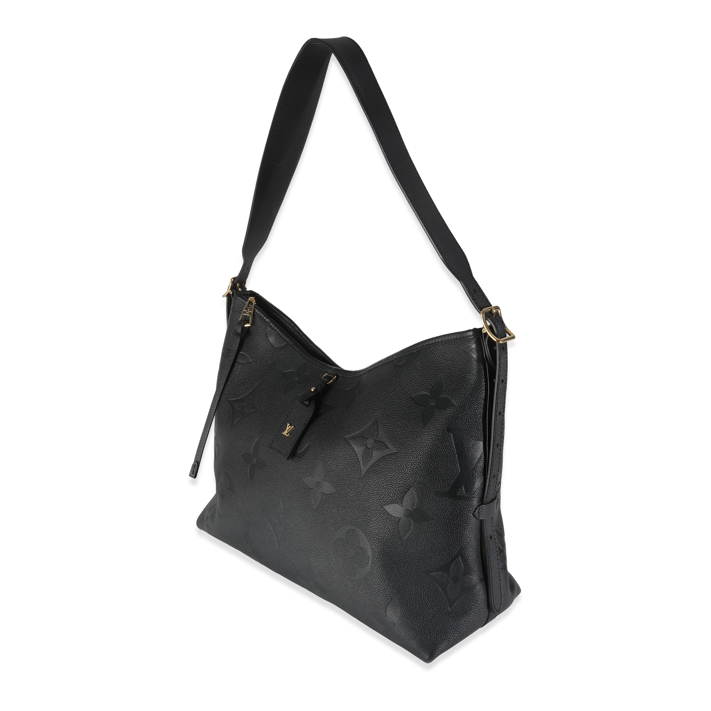 Louis Vuitton Black Giant Monogram Empreinte Carryall MM