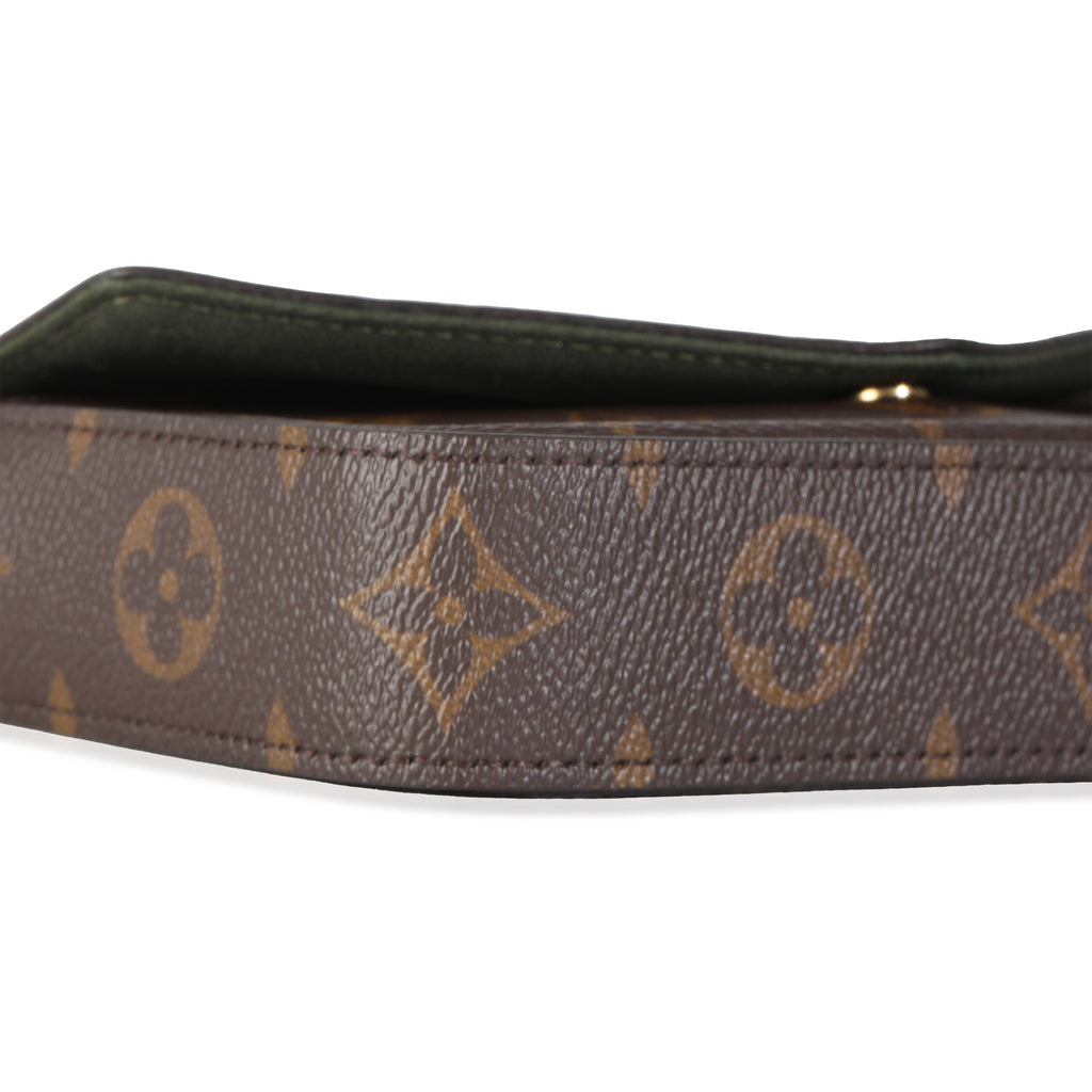 Louis Vuitton Khaki Monogram Canvas Felicie Strap & Go