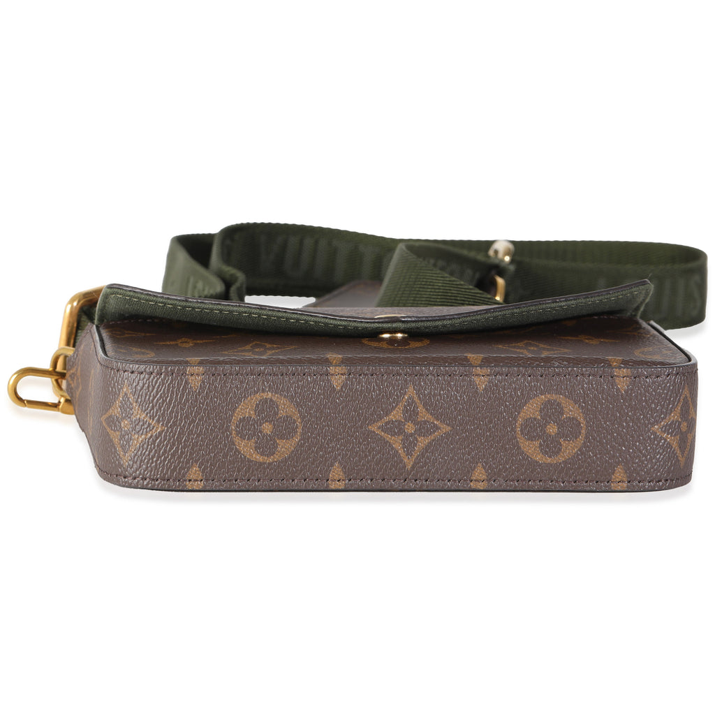 Louis Vuitton Khaki Monogram Canvas Felicie Strap & Go