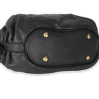 Louis Vuitton Black Monogram Mahina XS Hobo