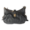 Louis Vuitton Black Monogram Mahina XS Hobo