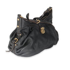Louis Vuitton Black Monogram Mahina XS Hobo