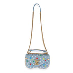 Louis Vuitton Blue Embroidered Monogram Denim New Wave MM