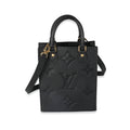 Louis Vuitton Black Monogram Giant Empreinte Petit Sac Plat