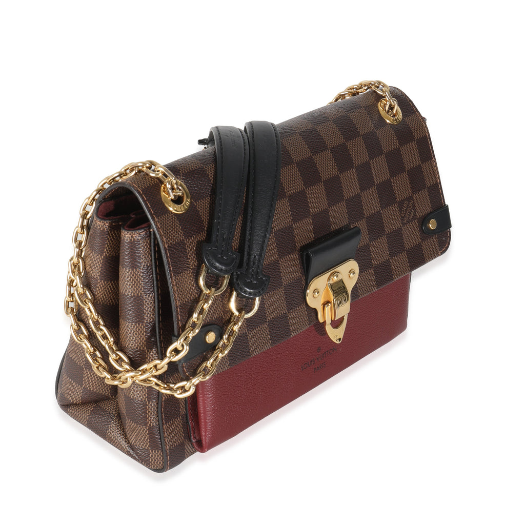 Louis Vuitton Bordeaux Damier Ebene Canvas Vavin PM