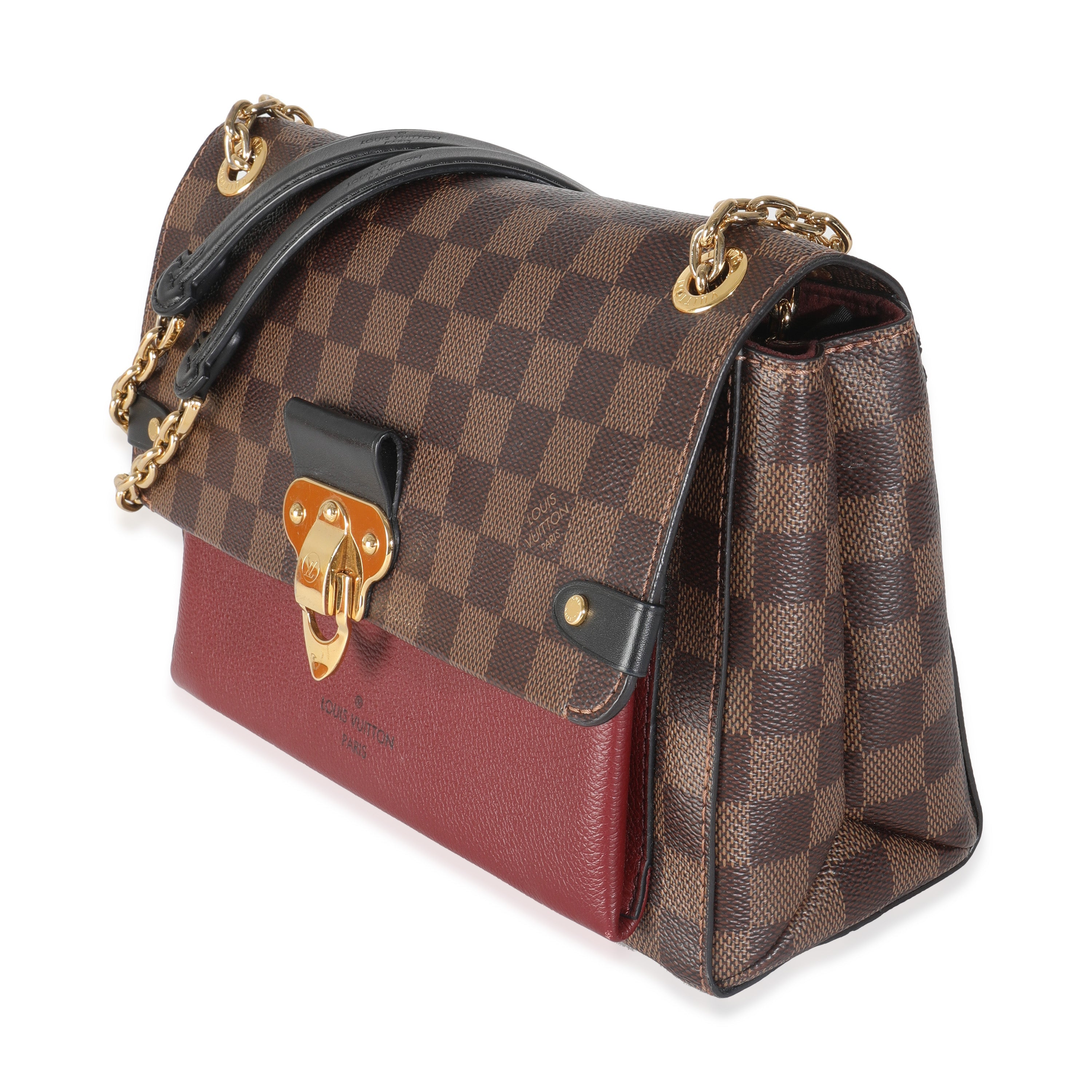 Louis Vuitton Bordeaux Damier Ebene Canvas Vavin PM