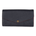 Louis Vuitton Marine Rouge Monogram Empreinte Sarah Wallet
