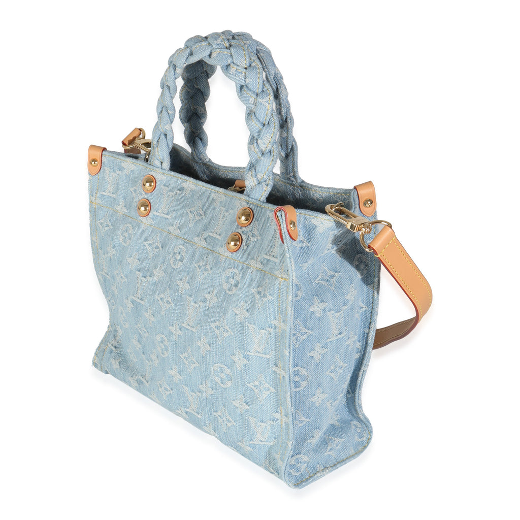 Louis Vuitton Sky Blue Monogram Denim Let Go PM