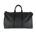 Louis Vuitton Monogram Eclipse Canvas Keepall Bandouliere 45
