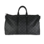 Louis Vuitton Monogram Eclipse Canvas Keepall Bandouliere 45