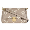 Louis Vuitton Tourterelle Creme Empreinte Monogram Giant Favorite