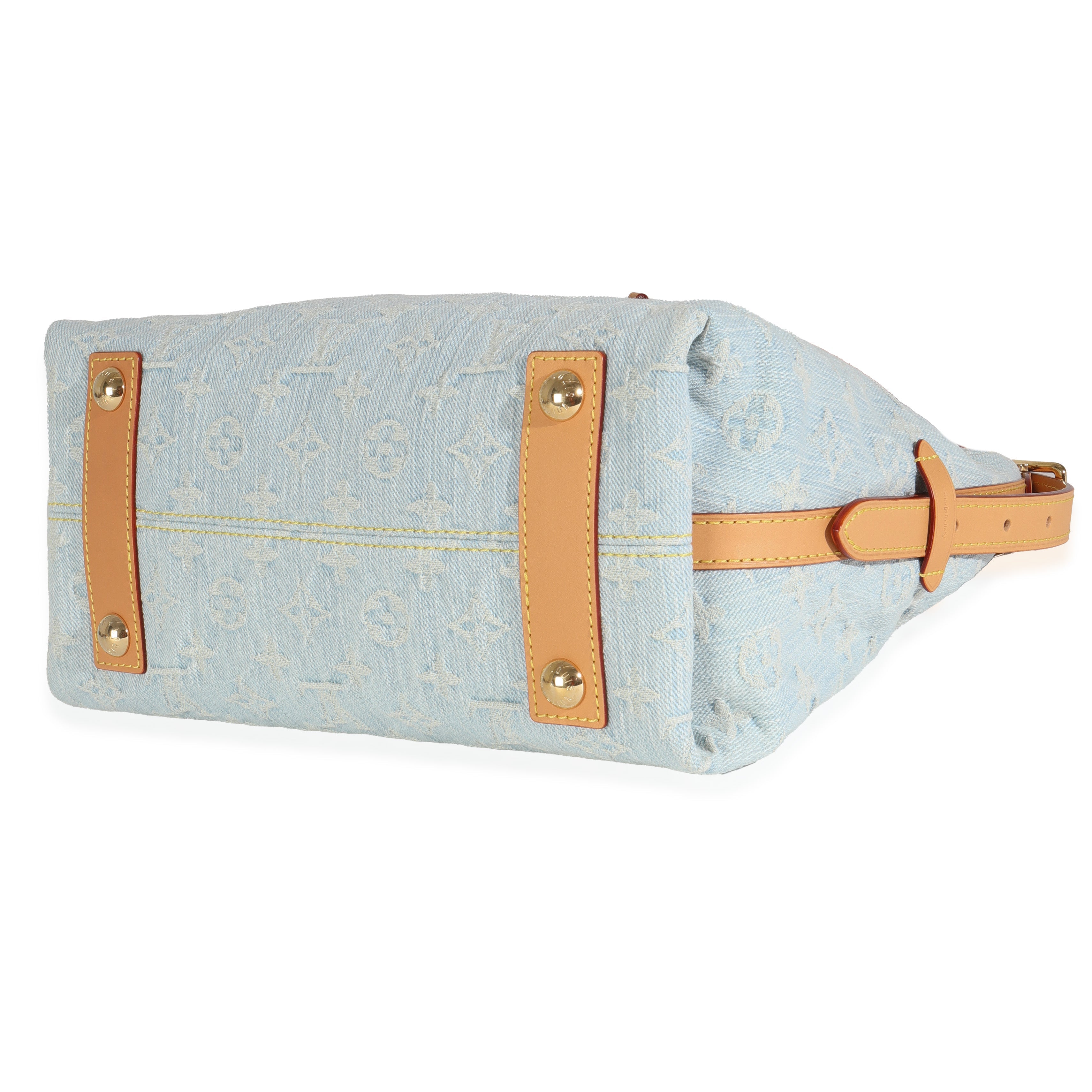 Louis Vuitton Sky Blue Monogram Denim Carryall PM