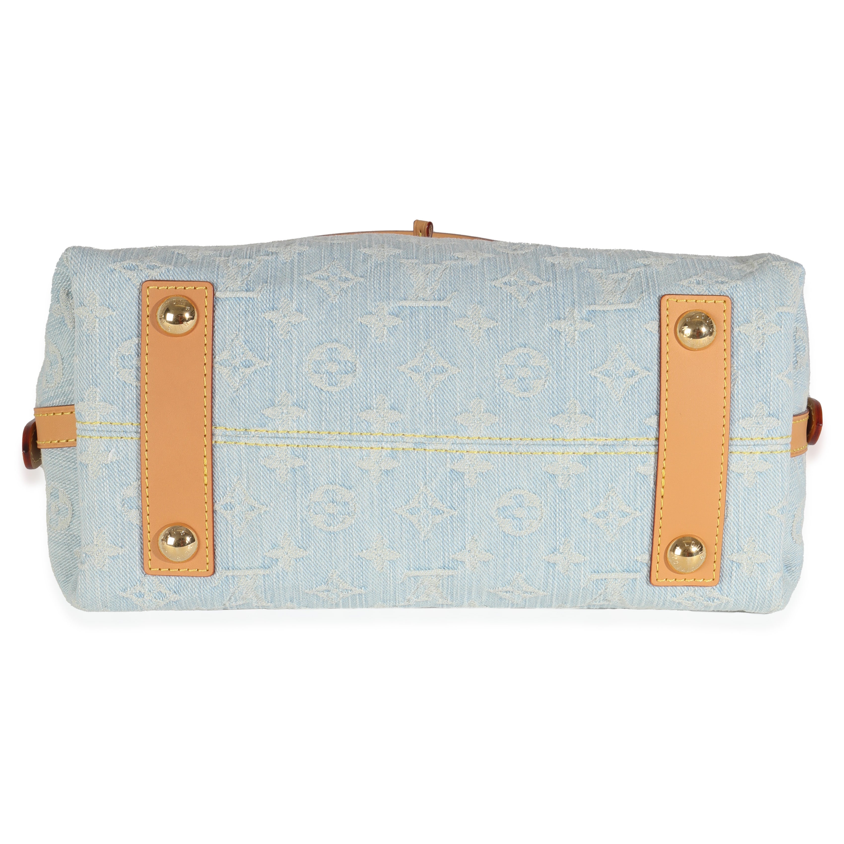 Louis Vuitton Sky Blue Monogram Denim Carryall PM