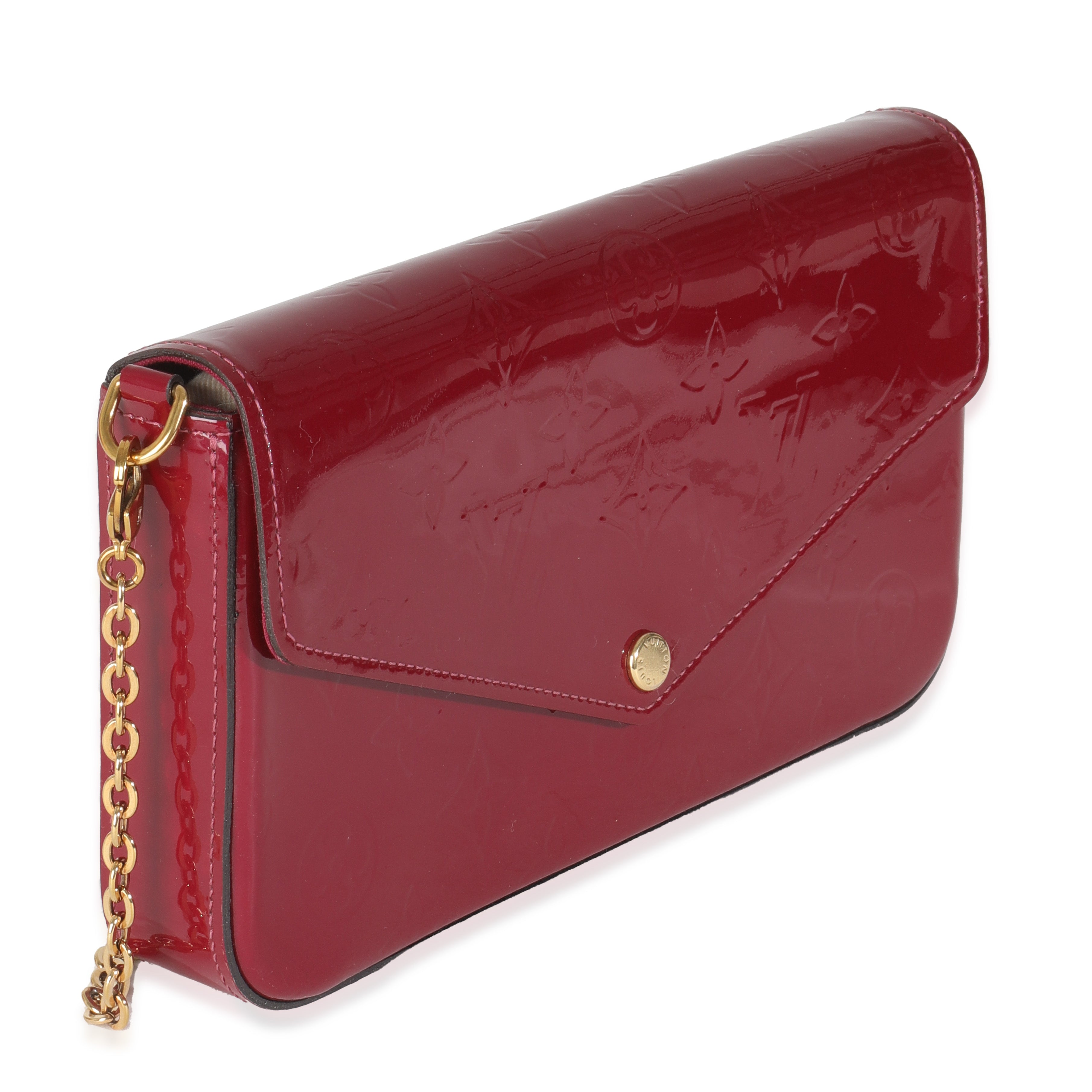 Louis Vuitton Magenta Monogram Vernis Felicie Pochette