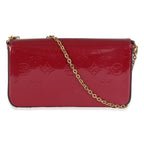 Louis Vuitton Magenta Monogram Vernis Felicie Pochette