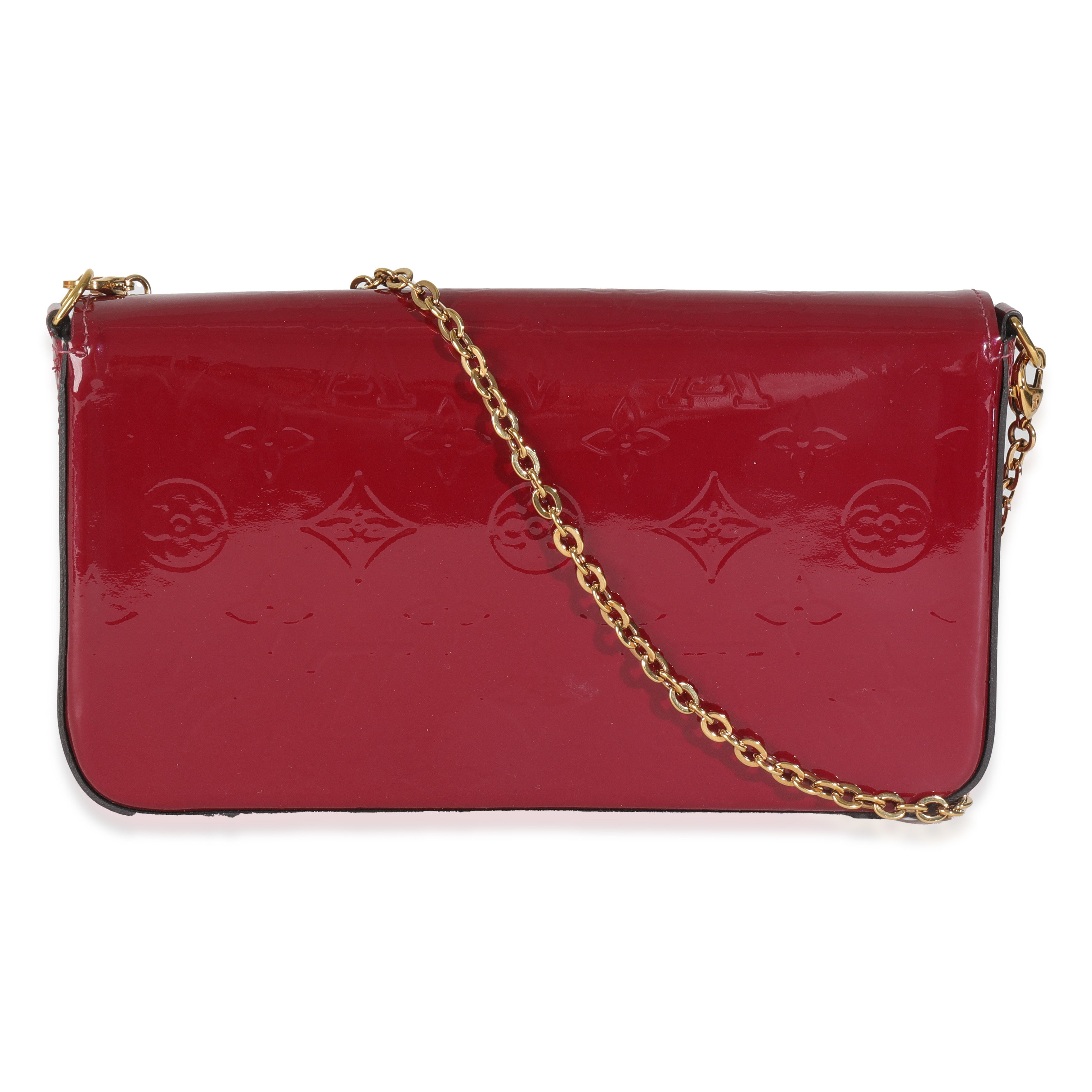 Louis Vuitton Magenta Monogram Vernis Felicie Pochette