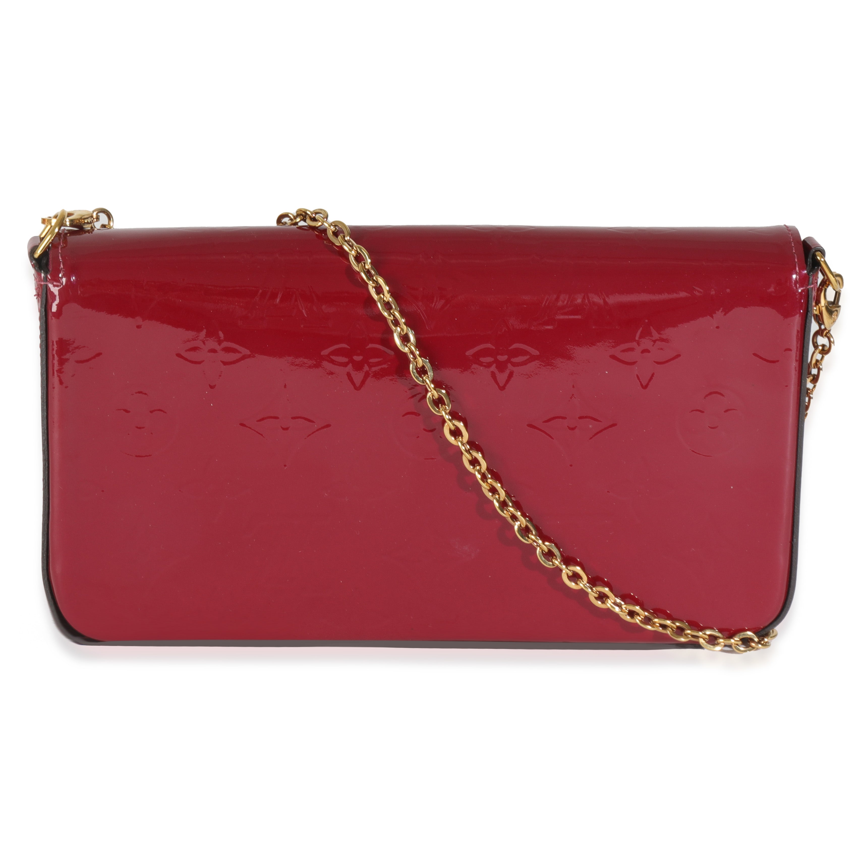 Louis Vuitton Magenta Monogram Vernis Felicie Pochette